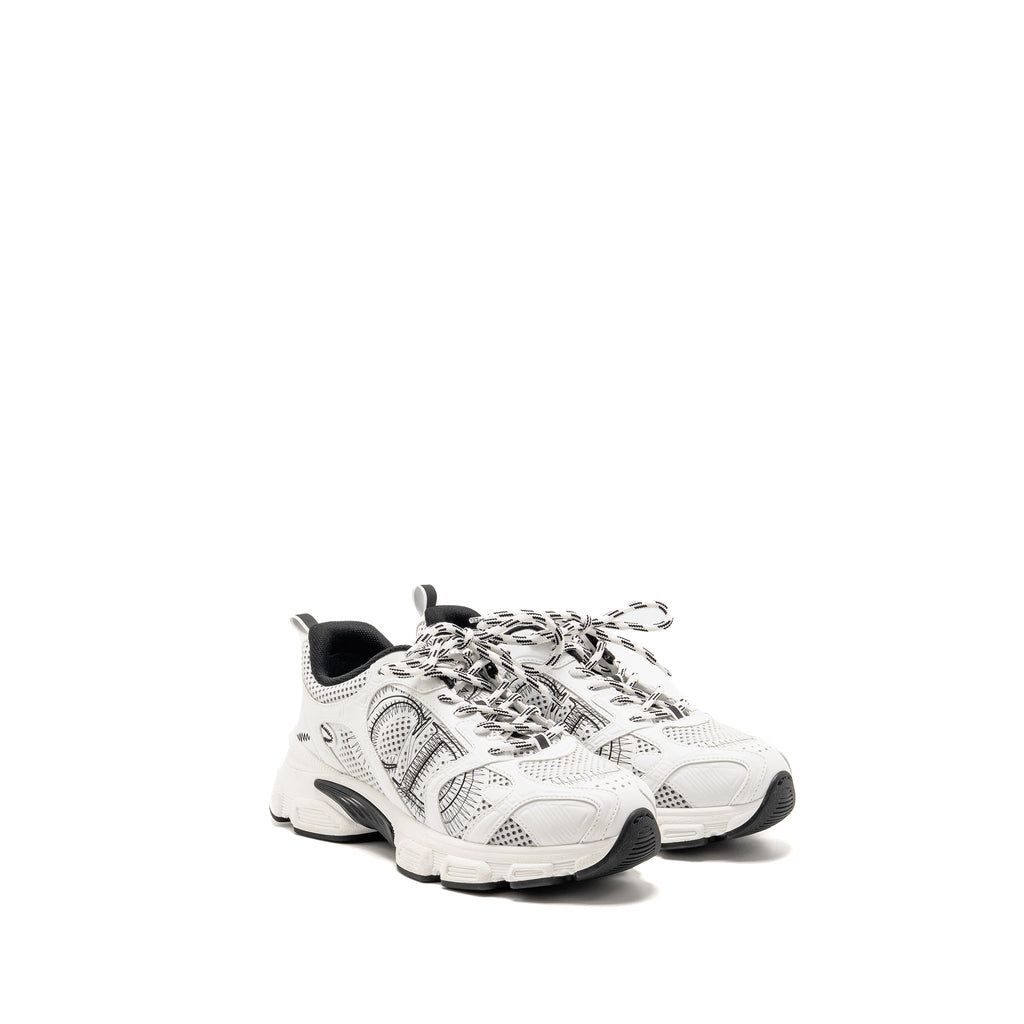 DIOR CHRONO SNEAKER MESH / LEATHER WHITE/BLACK
