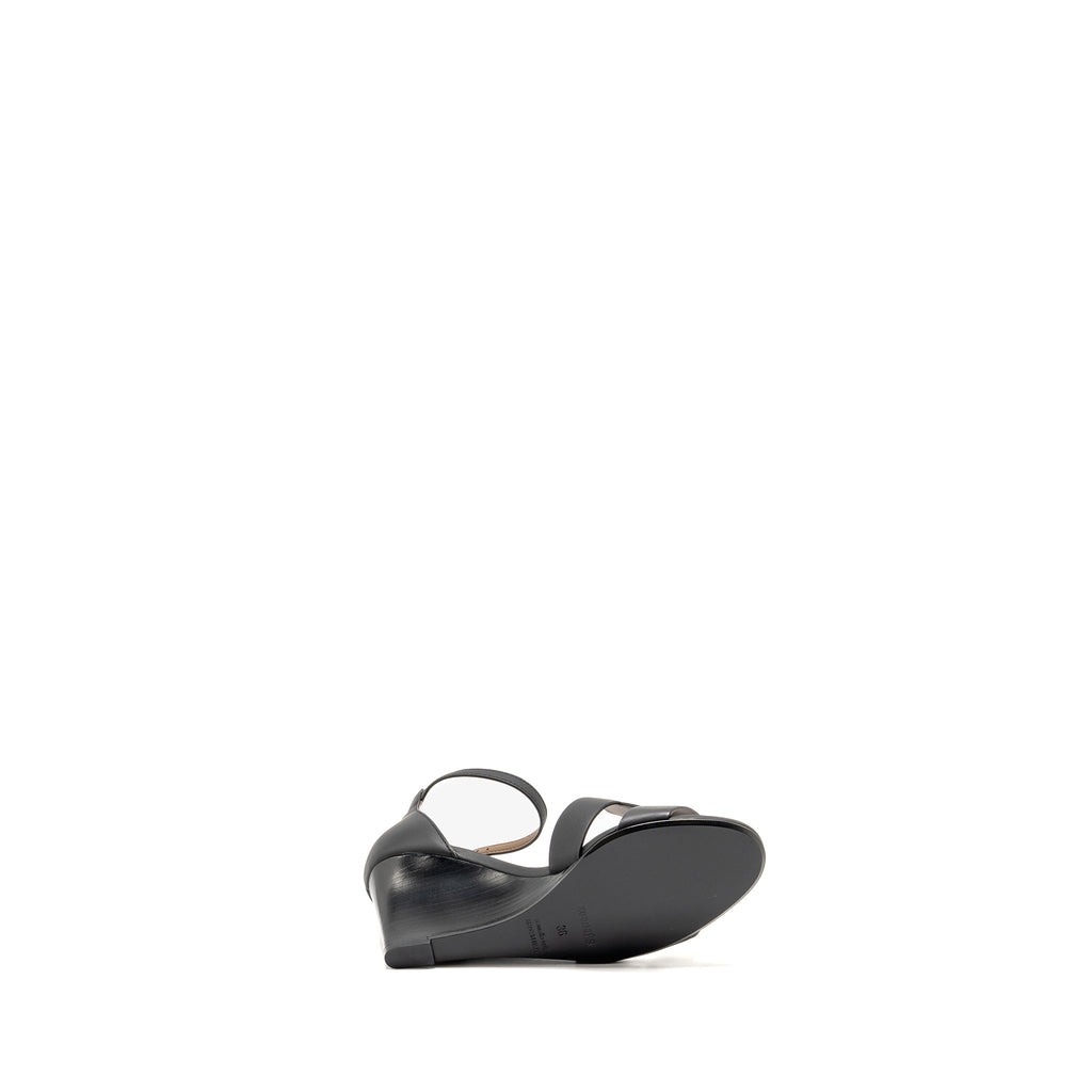 HERMES LEGEND SANDALS CALFSKIN BLACK