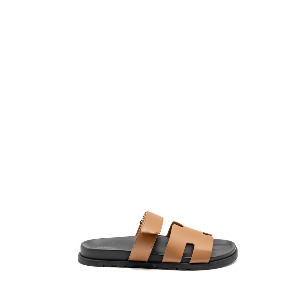 HERMES MEN’S CHYPRE SANDALS NATUREL