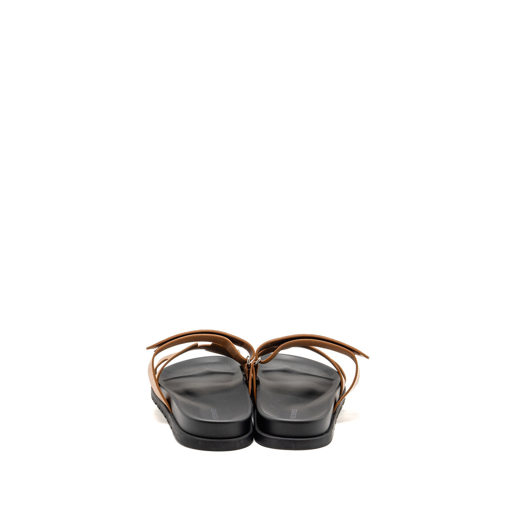 HERMES MEN’S CHYPRE SANDALS NATUREL
