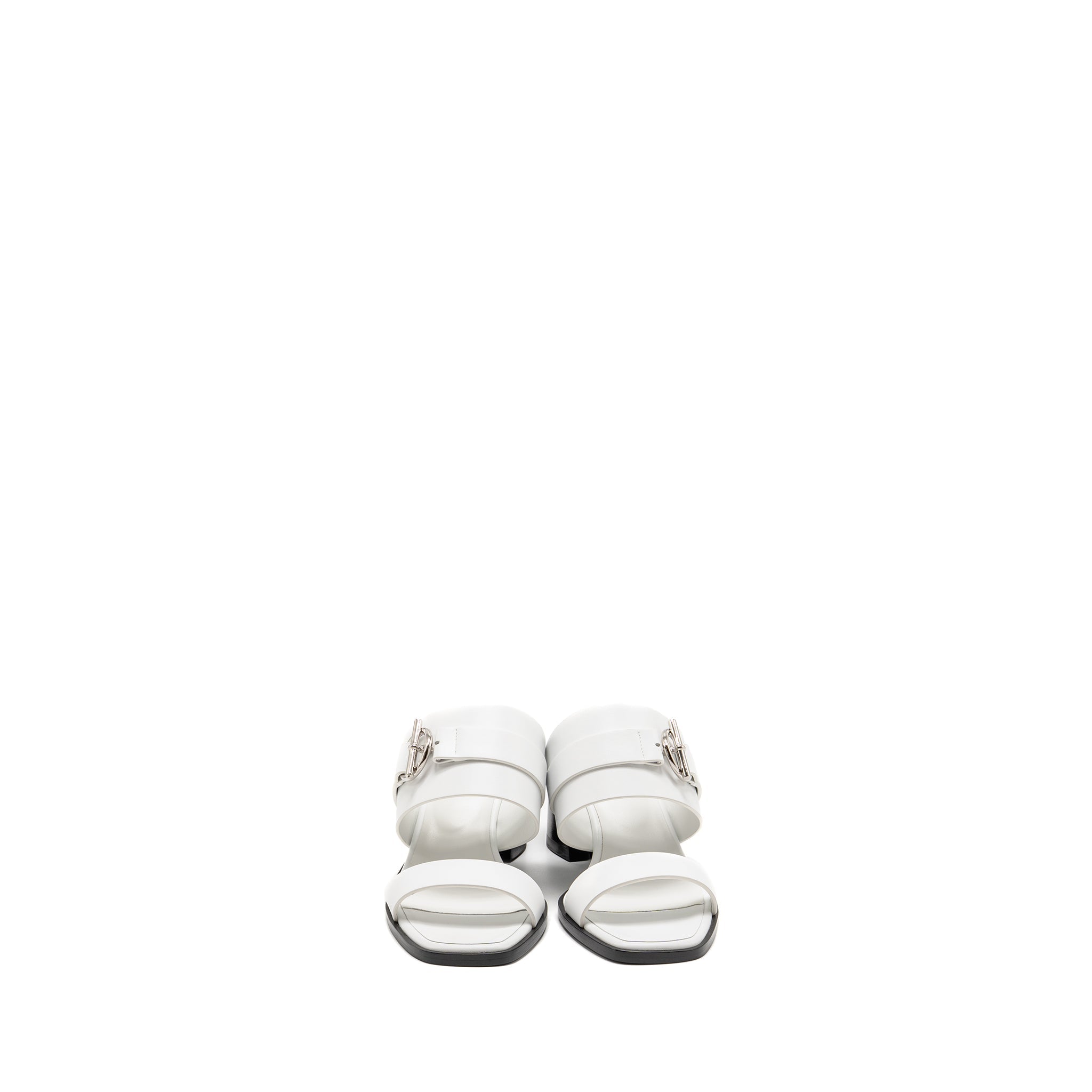 HERMES KUTE SANDAL CALFSKIN WHITE SHW
