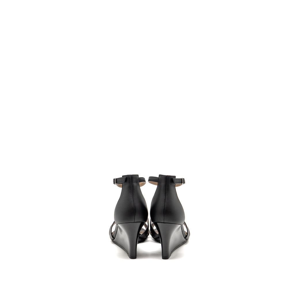 HERMES LEGEND SANDALS CALFSKIN BLACK
