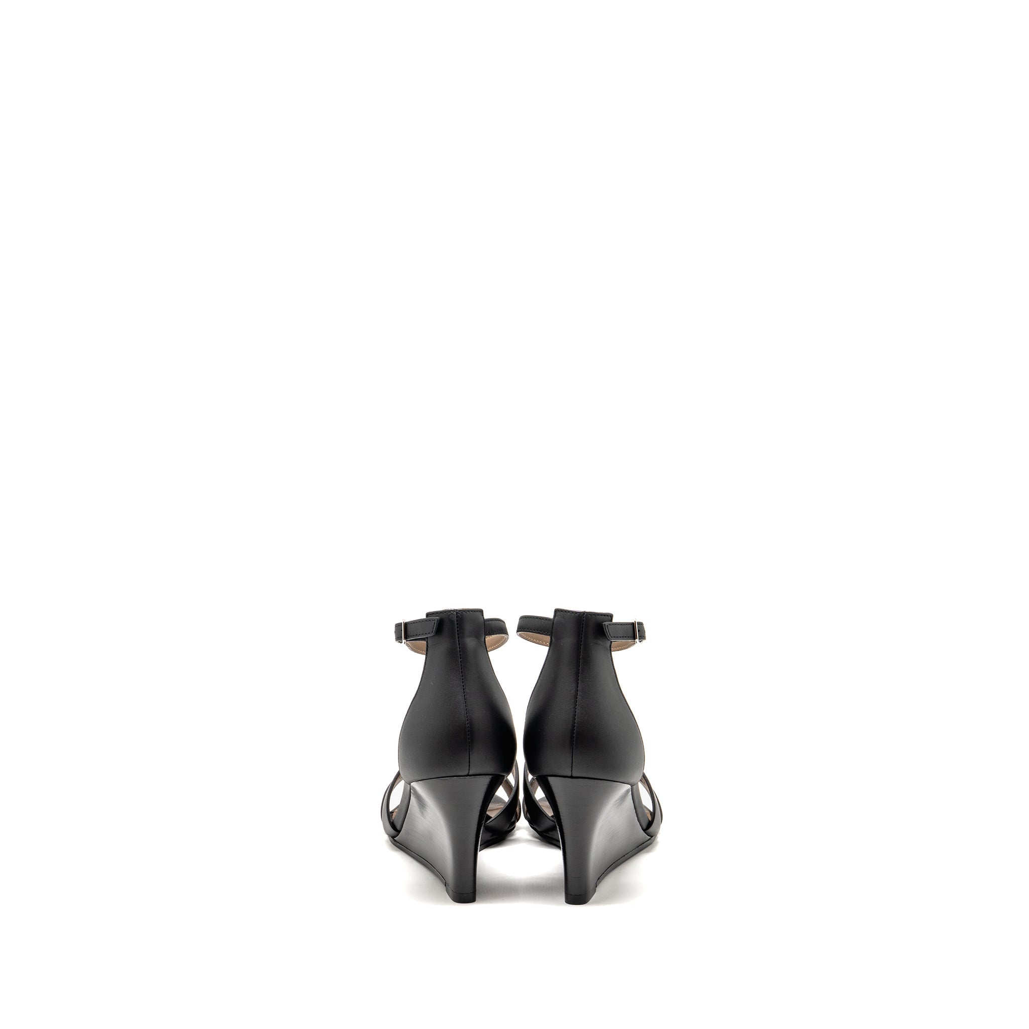 HERMES LEGEND SANDALS CALFSKIN BLACK
