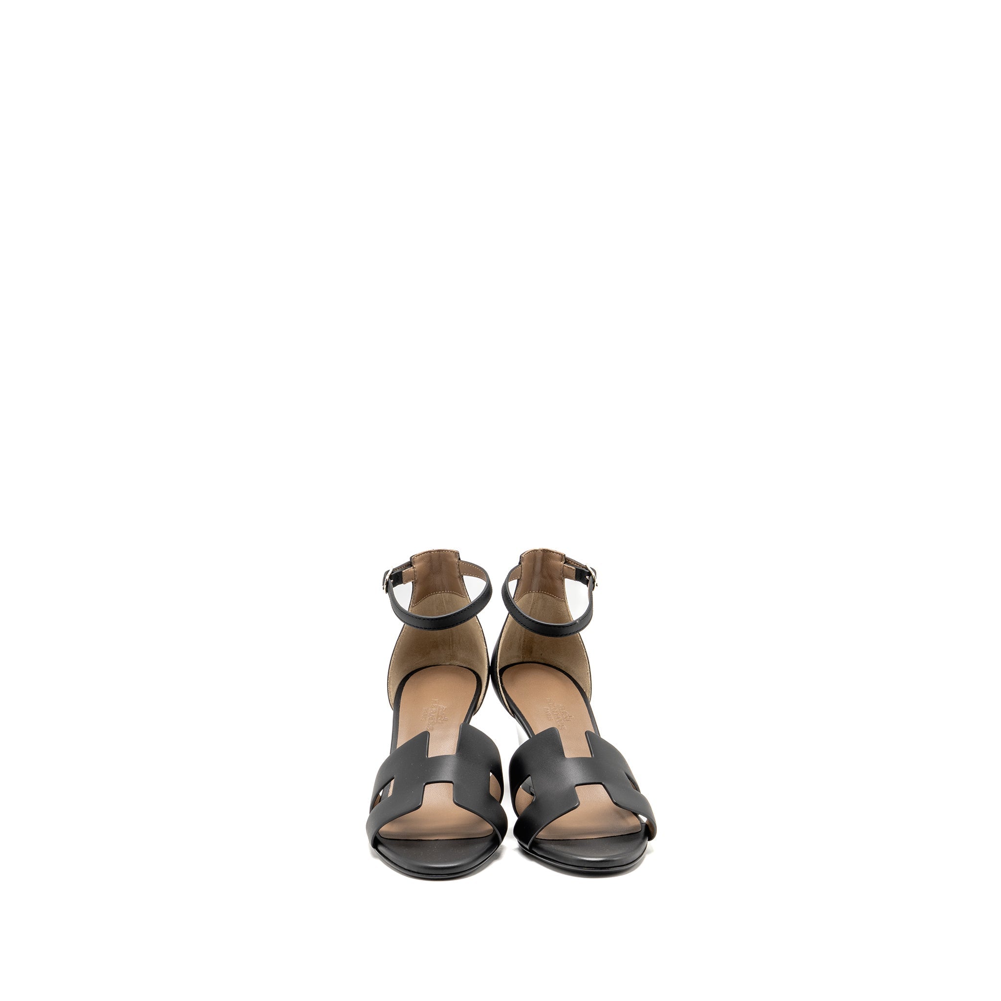 HERMES LEGEND SANDALS CALFSKIN BLACK