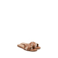 HERMES ORAN SANDALS CALFSKIN GOLD