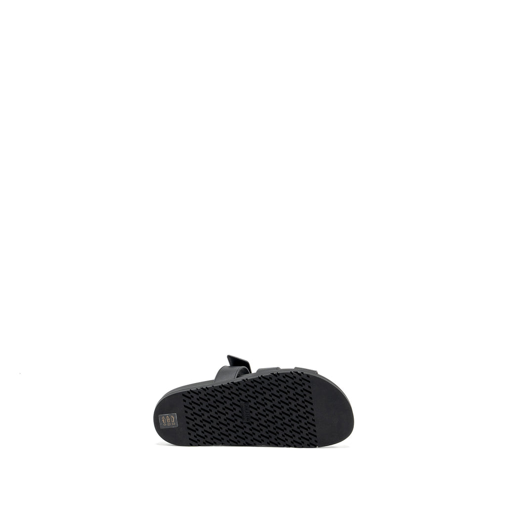 HERMES CHYPRE SANDALS BLACK