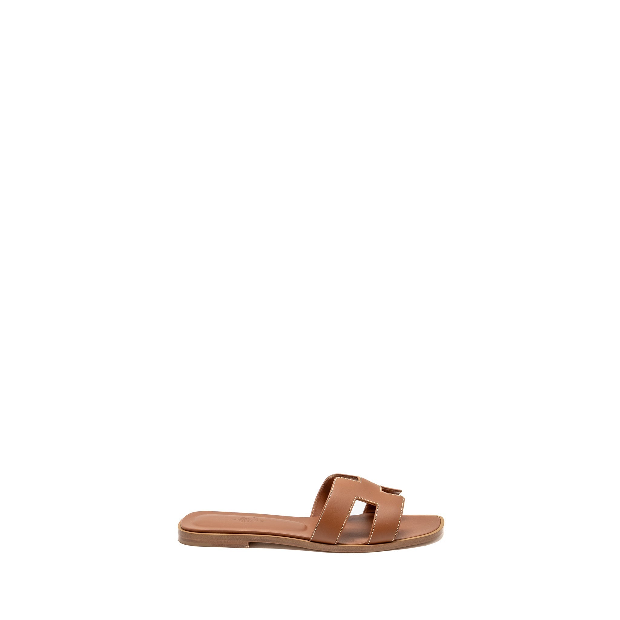 HERMES ORAN SANDAL CALFSKIN GOLD