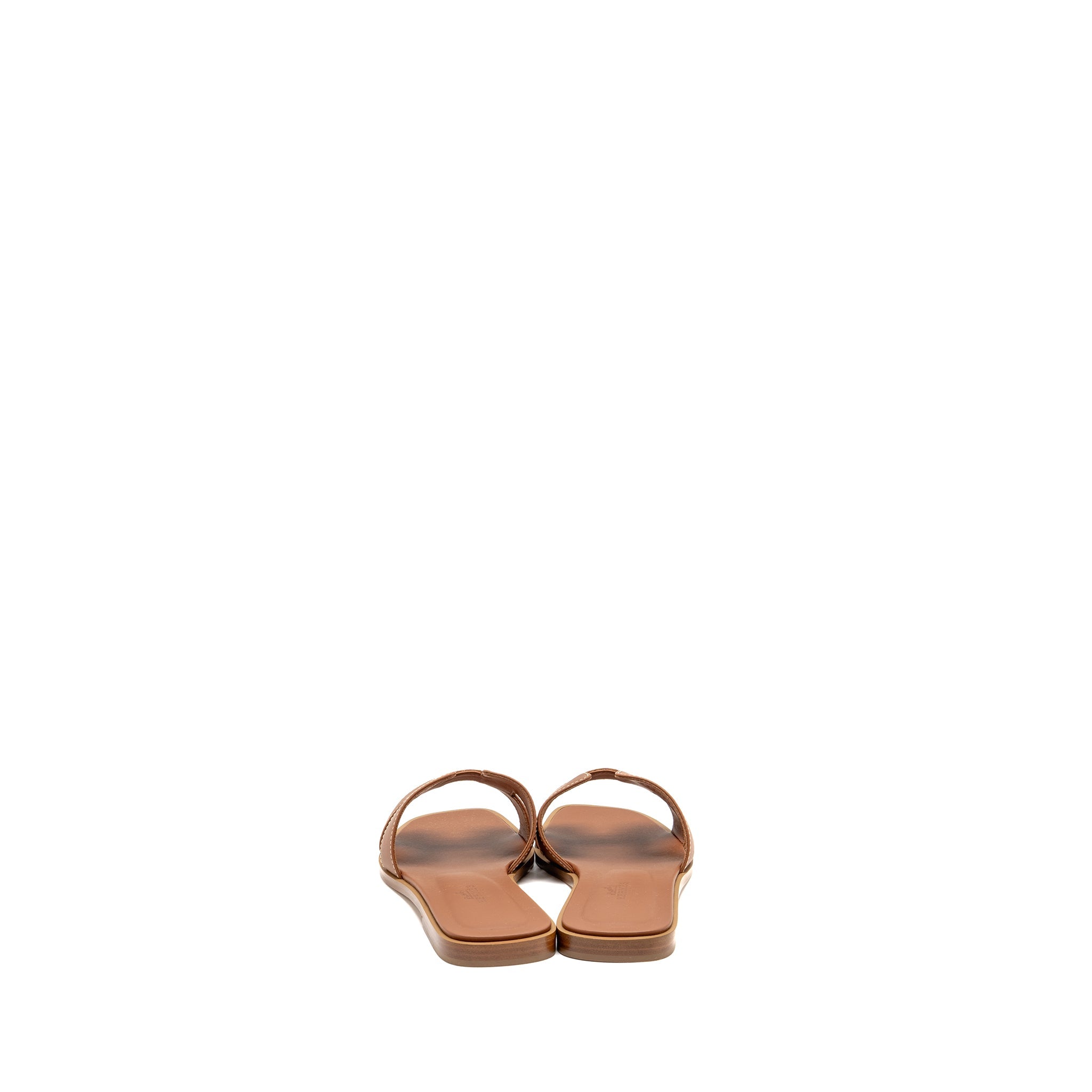 HERMES ORAN SANDAL CALFSKIN GOLD
