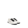 CHANEL CC LOGO SNEAKERS WHITE / BLACK / GREY