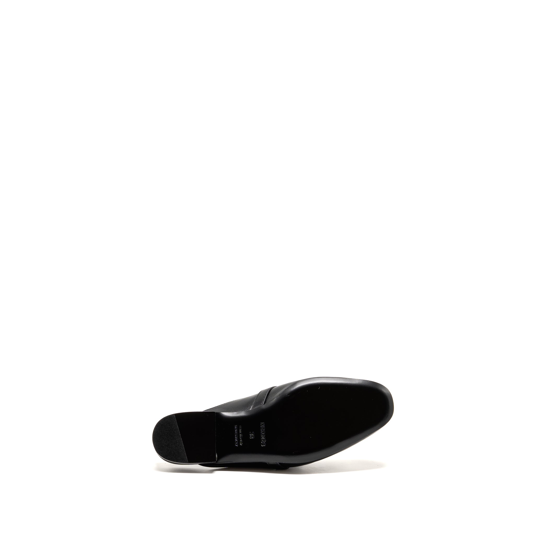 HERMES OZ MULE BLACK LGHW