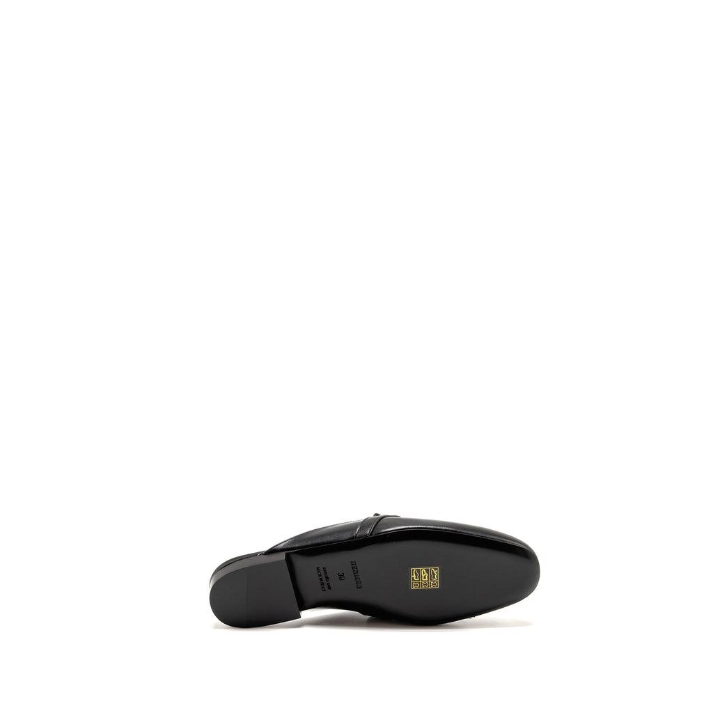 HERMES OZ MULE BLACK LGHW