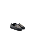 CHANEL ESPADRILLES LAMBSKIN/GROSGRAIN BLACK GHW
