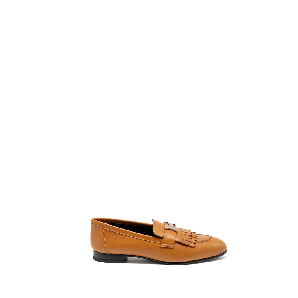 Hermes Mocassins Royal Calfskin Beige Dore Shw