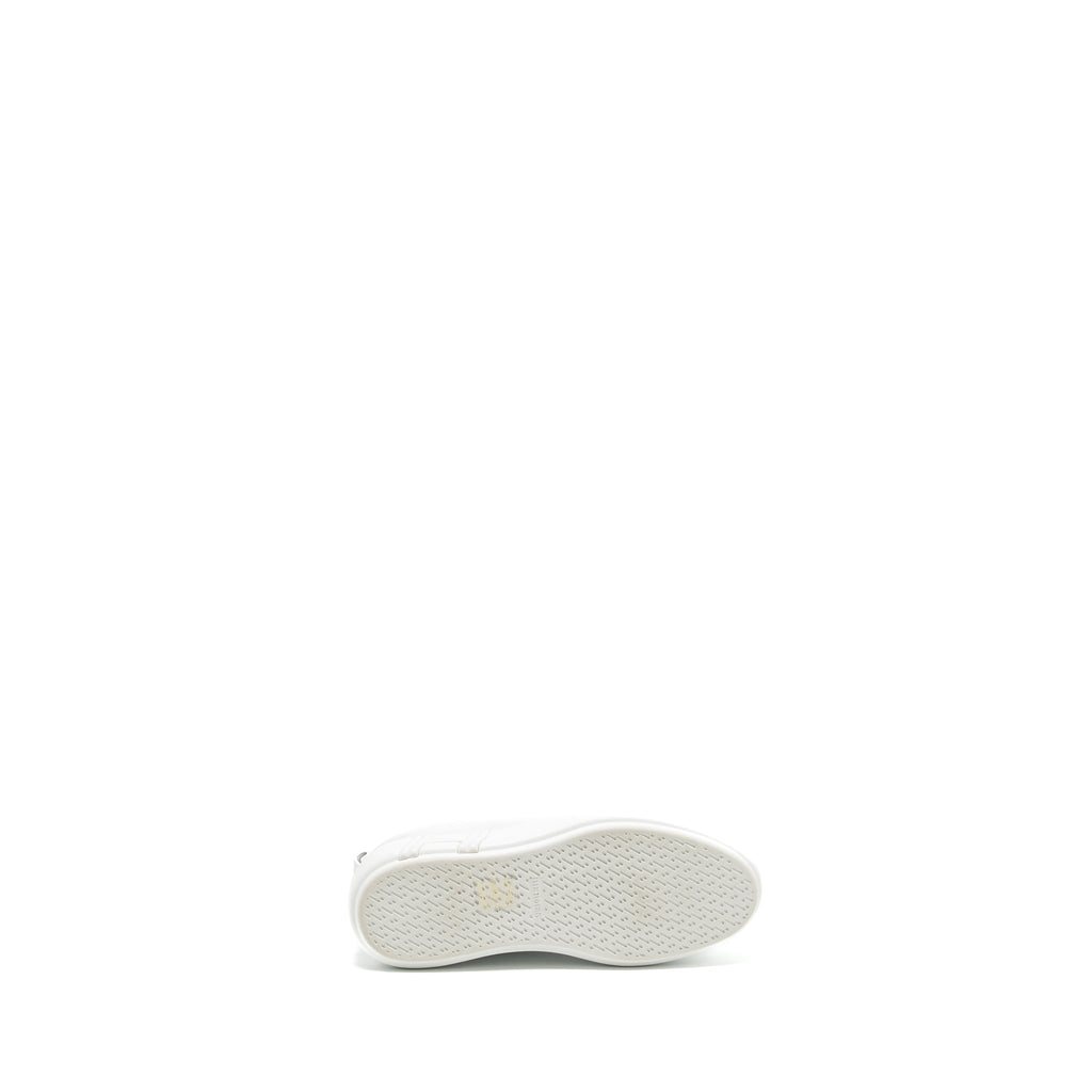 HERMES HAPPY SNEAKER CALFSKIN BLANC