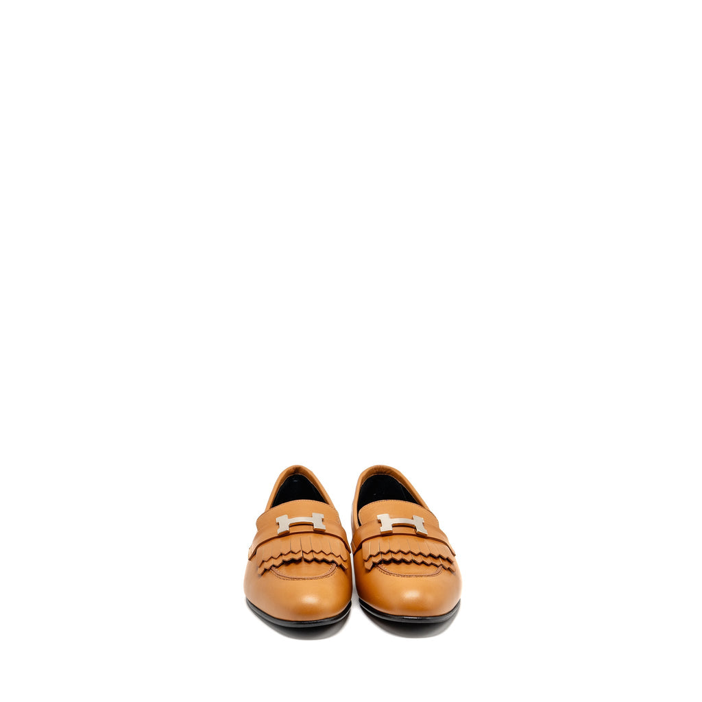 Hermes Mocassins Royal Calfskin Beige Dore Shw