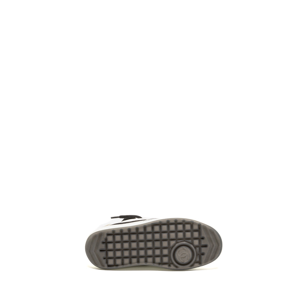CHANEL CC SNEAKERS SUEDE/FABRIC/CALFSKIN WHITE/LIGHT GREY/BLACK