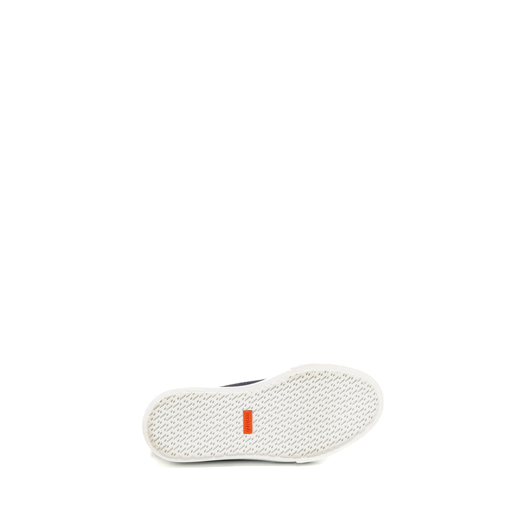HERMES GET SNEAKER RUBBER/LAMBSKIN/COTTON MULTICOLOUR/BLEU