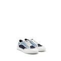 HERMES GET SNEAKER RUBBER/LAMBSKIN/COTTON MULTICOLOUR/BLEU