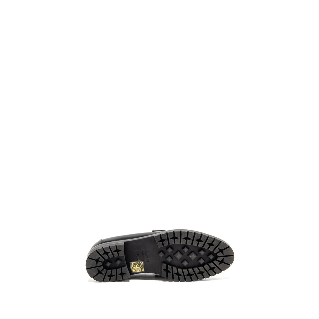 HERMES PARIS LOAFER CALFSKIN BLACK SHW