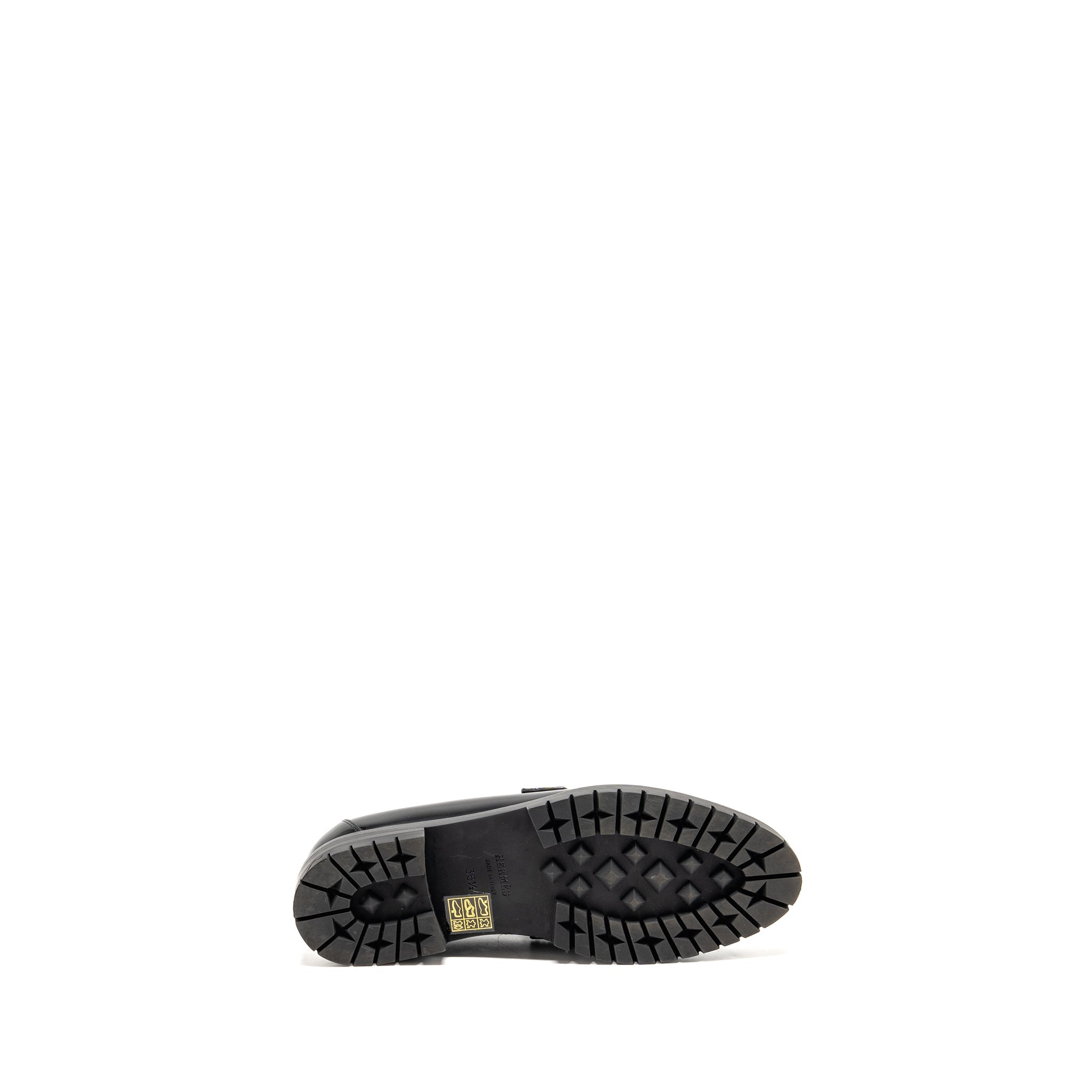 HERMES PARIS LOAFER CALFSKIN BLACK SHW