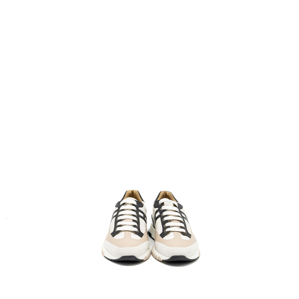 HERMES HOMME TRAIL SNEAKER CALFSKIN MULTICOLOUR