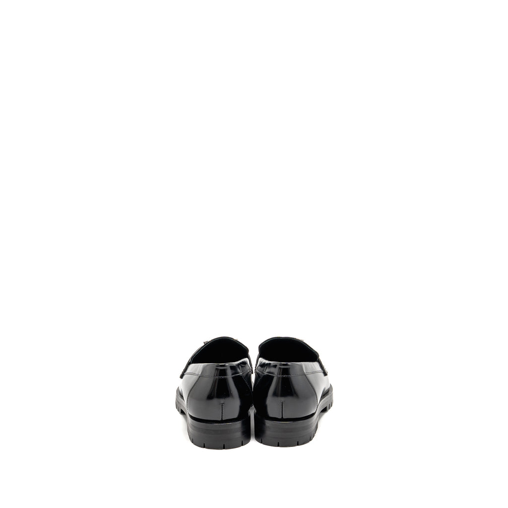 HERMES PARIS LOAFER CALFSKIN BLACK SHW