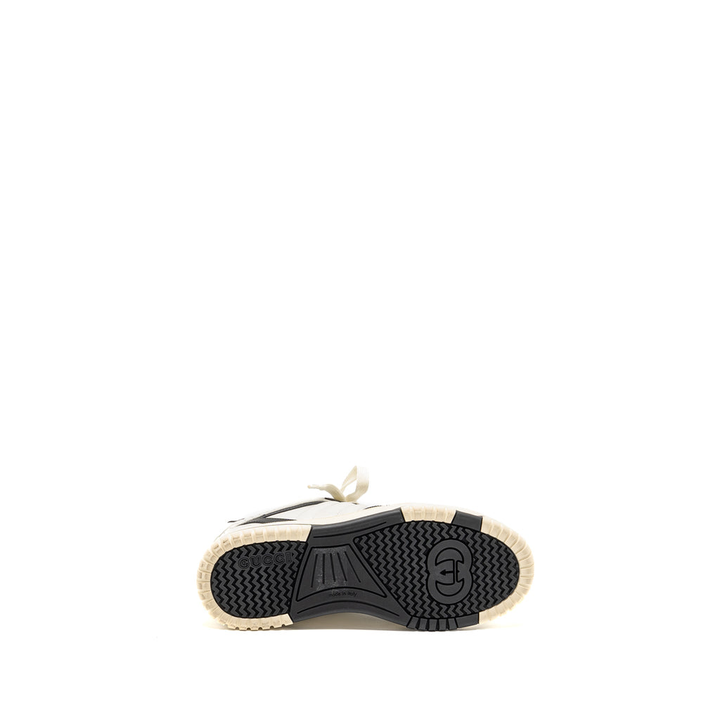 GUCCI RE-WEB SNEAKERS LEATHER WHITE/BLACK