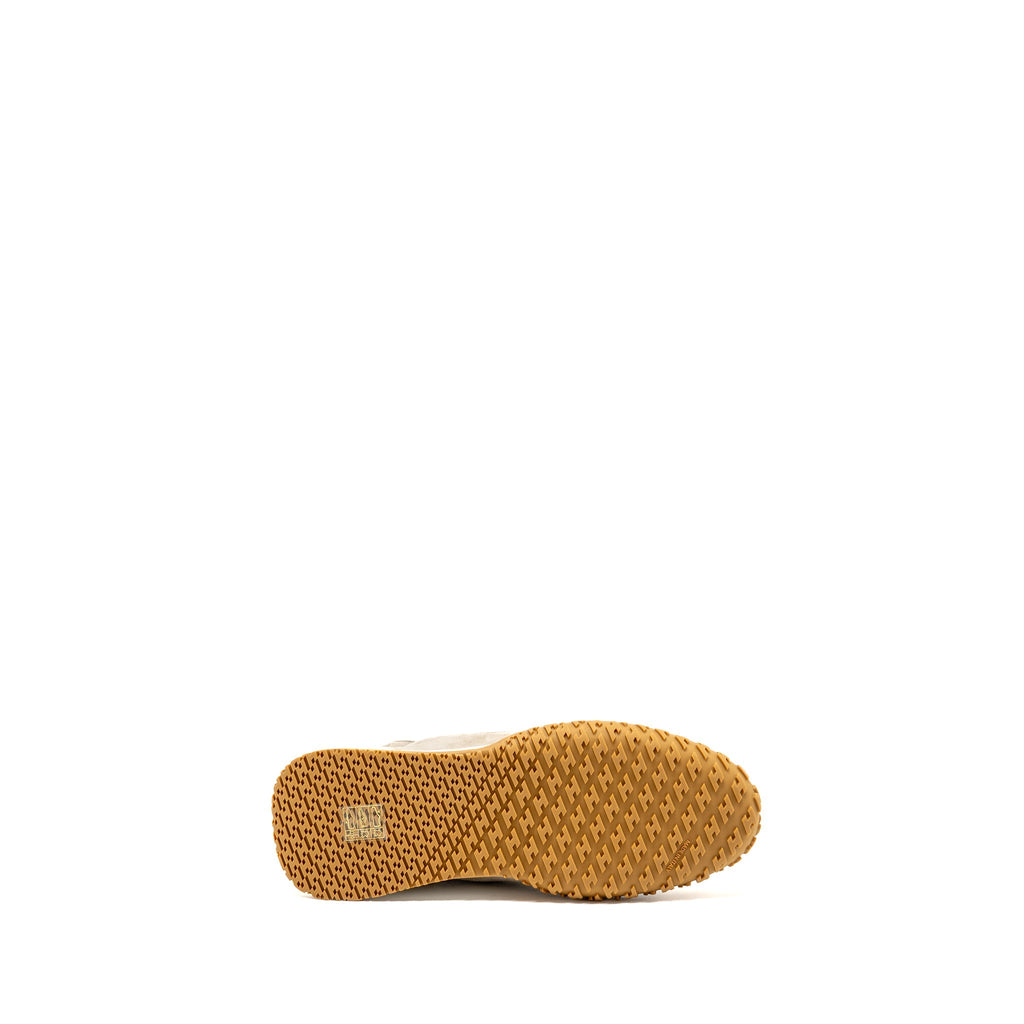HERMES JET SNEAKER NAPPA/SUEDE GOATSKIN BLANC