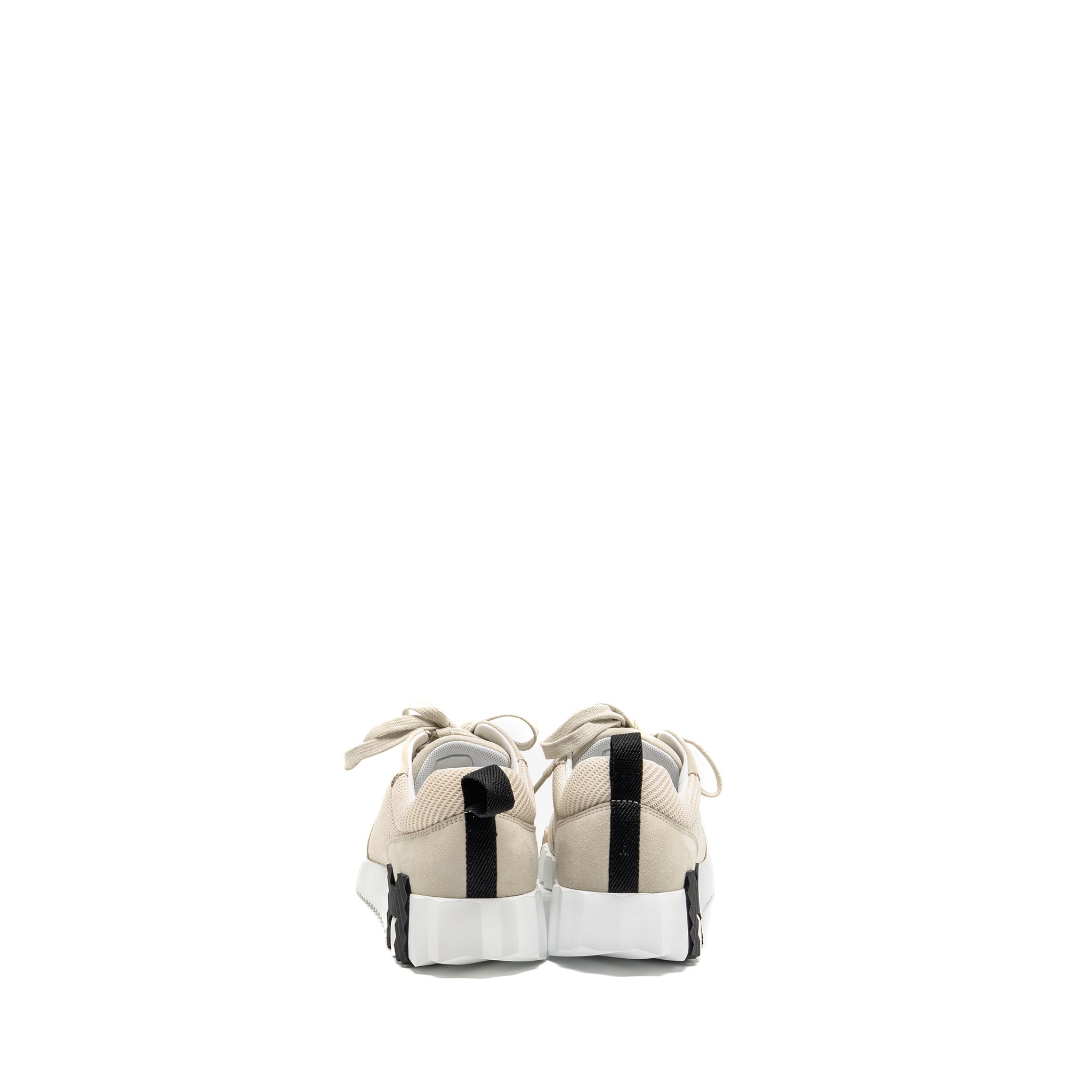 HERMES FEMME BOUNCING SNEAKER MESH/SUEDE BEIGE