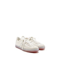HERMES HOMME BOOMERANG SNEAKER MESH/ CALFSKIN/ SUEDE BLANC