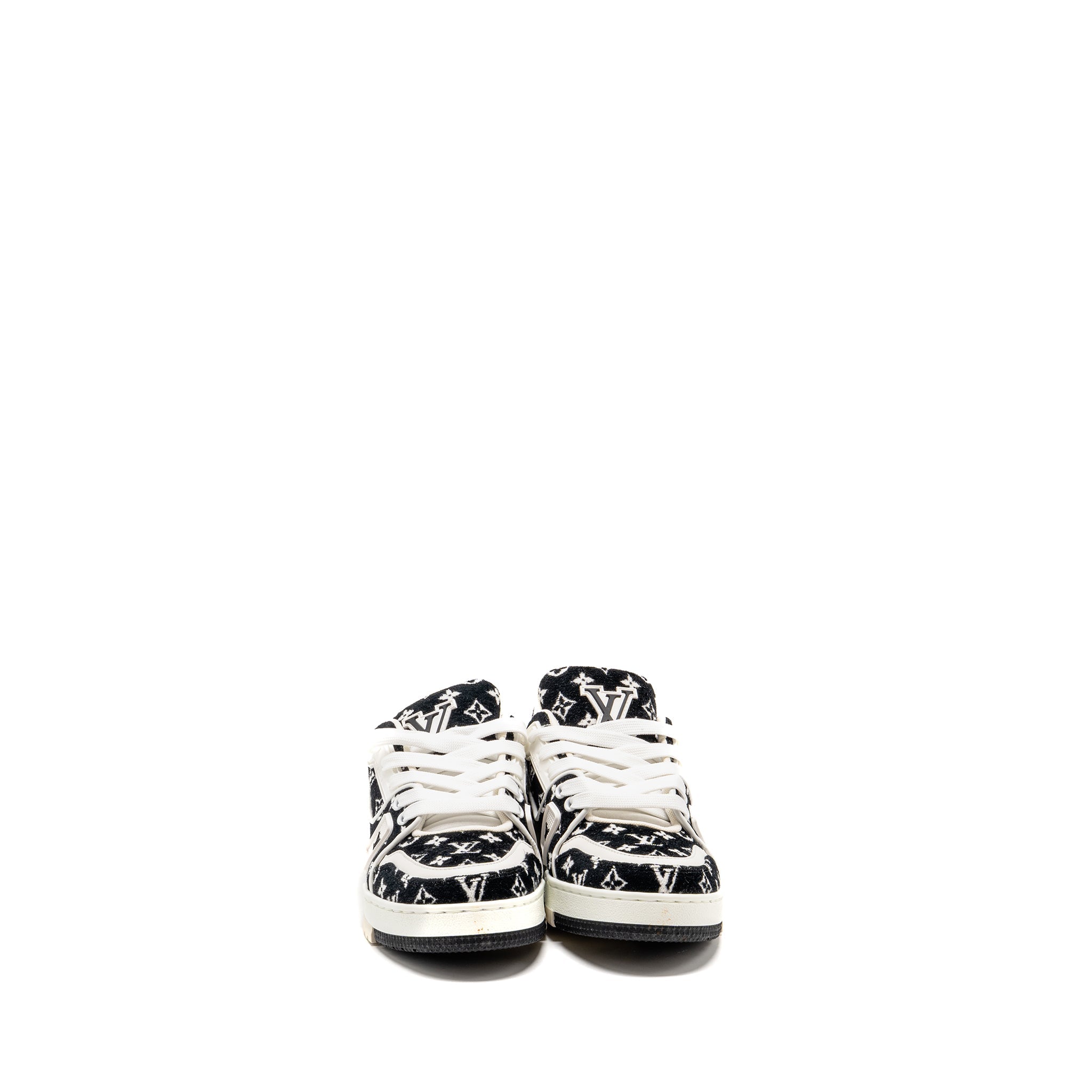 LOUIS VUITTON TRAINER SNEAKER BLACK / WHITE