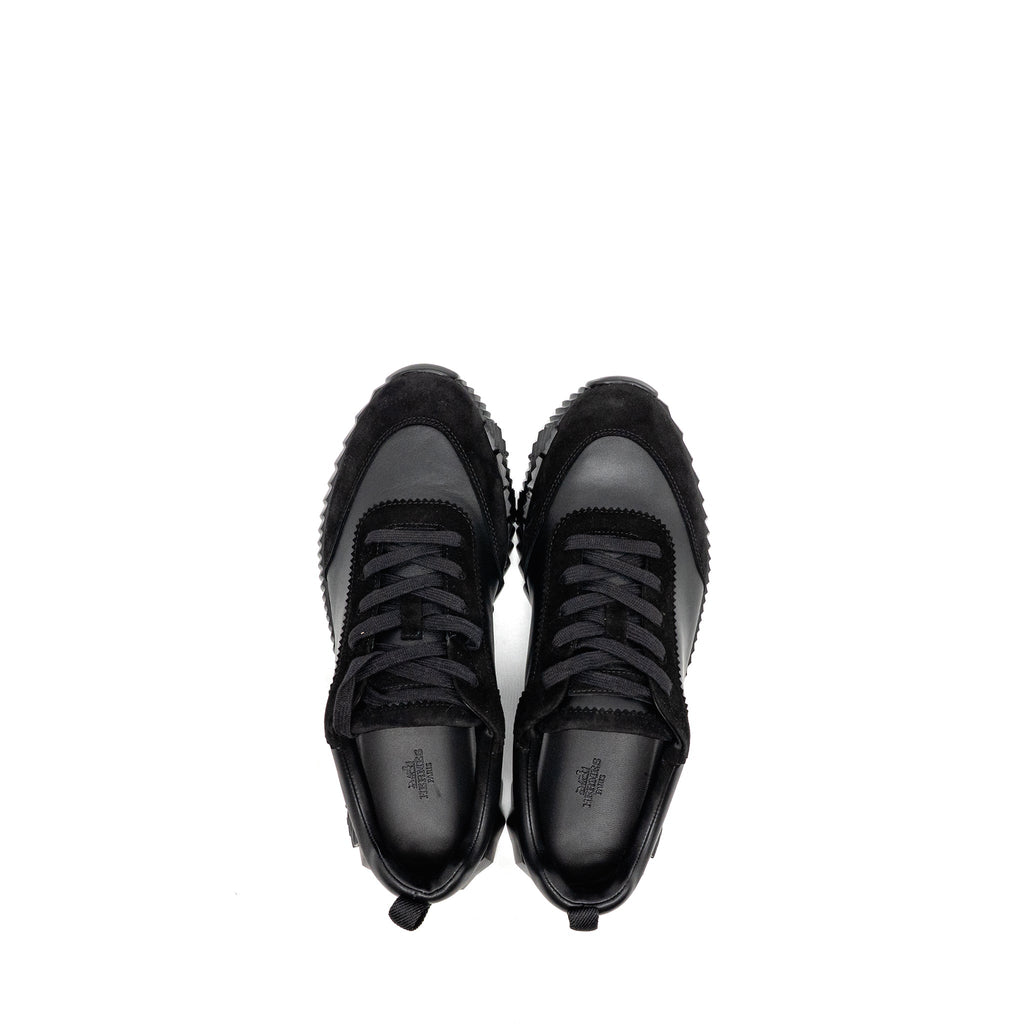 HERMES HOMME BOUNCING SNEAKER GOATSKIN BLACK