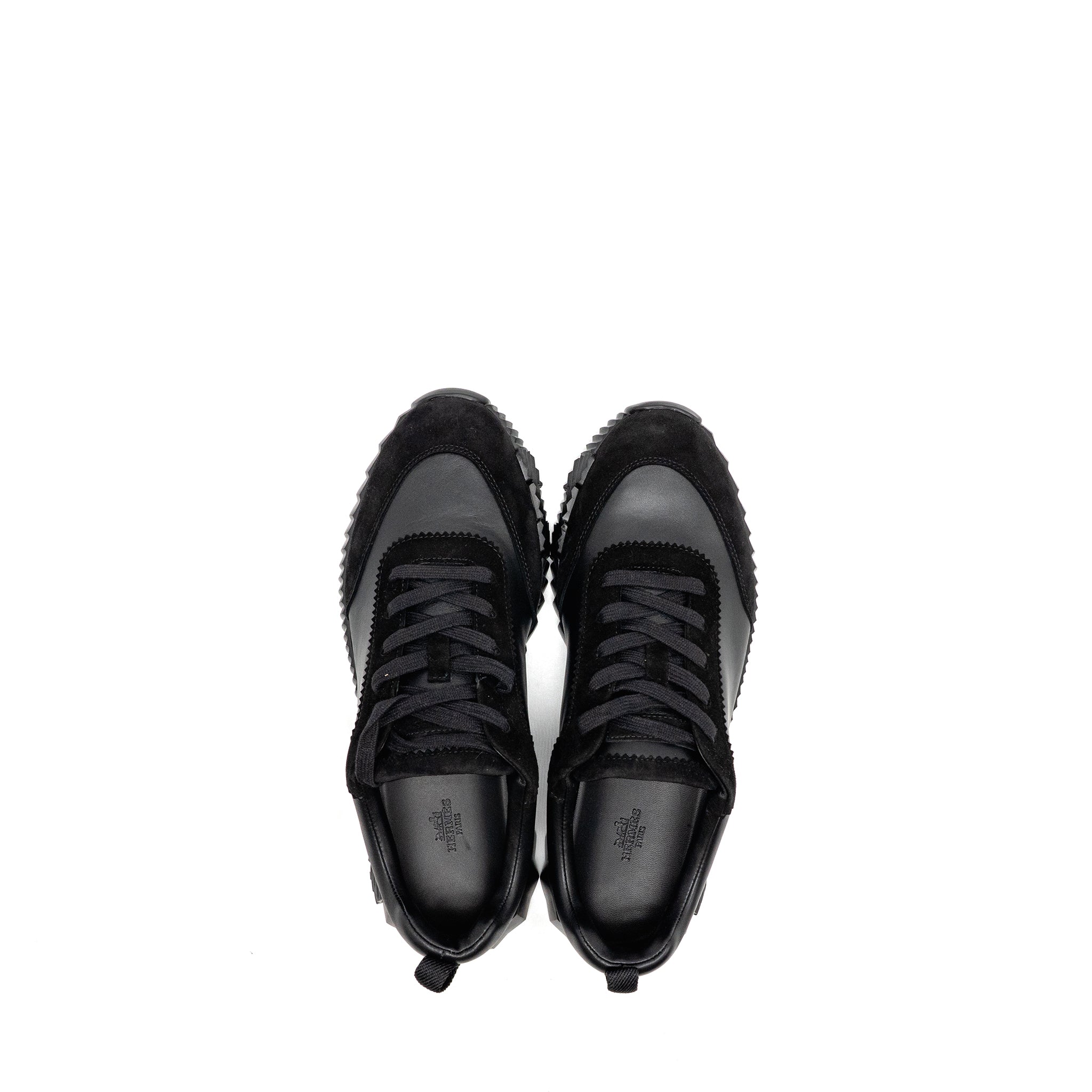 HERMES HOMME BOUNCING SNEAKER GOATSKIN BLACK