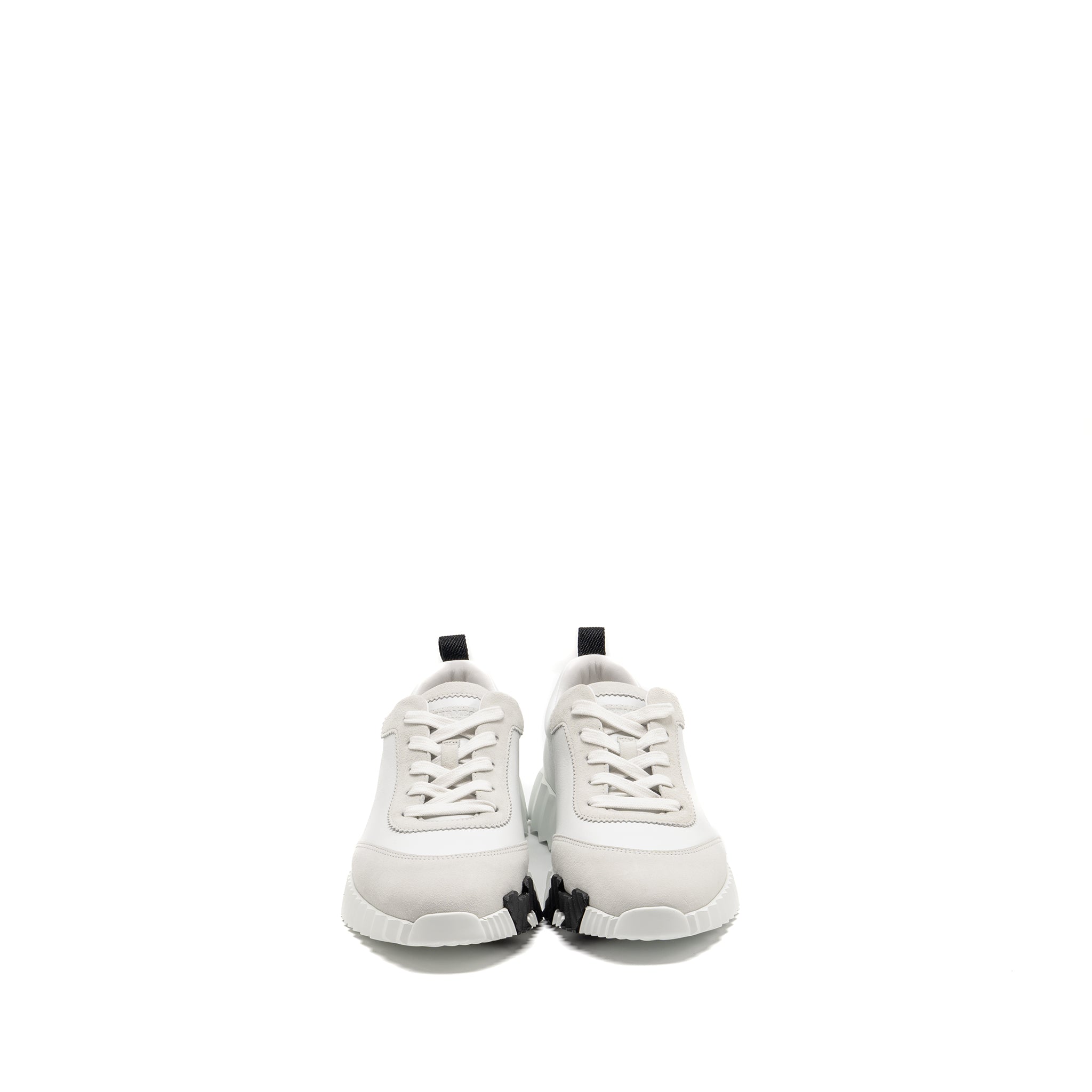 HERMES FEMME BOUNCING SNEAKER LEATHER BLANC