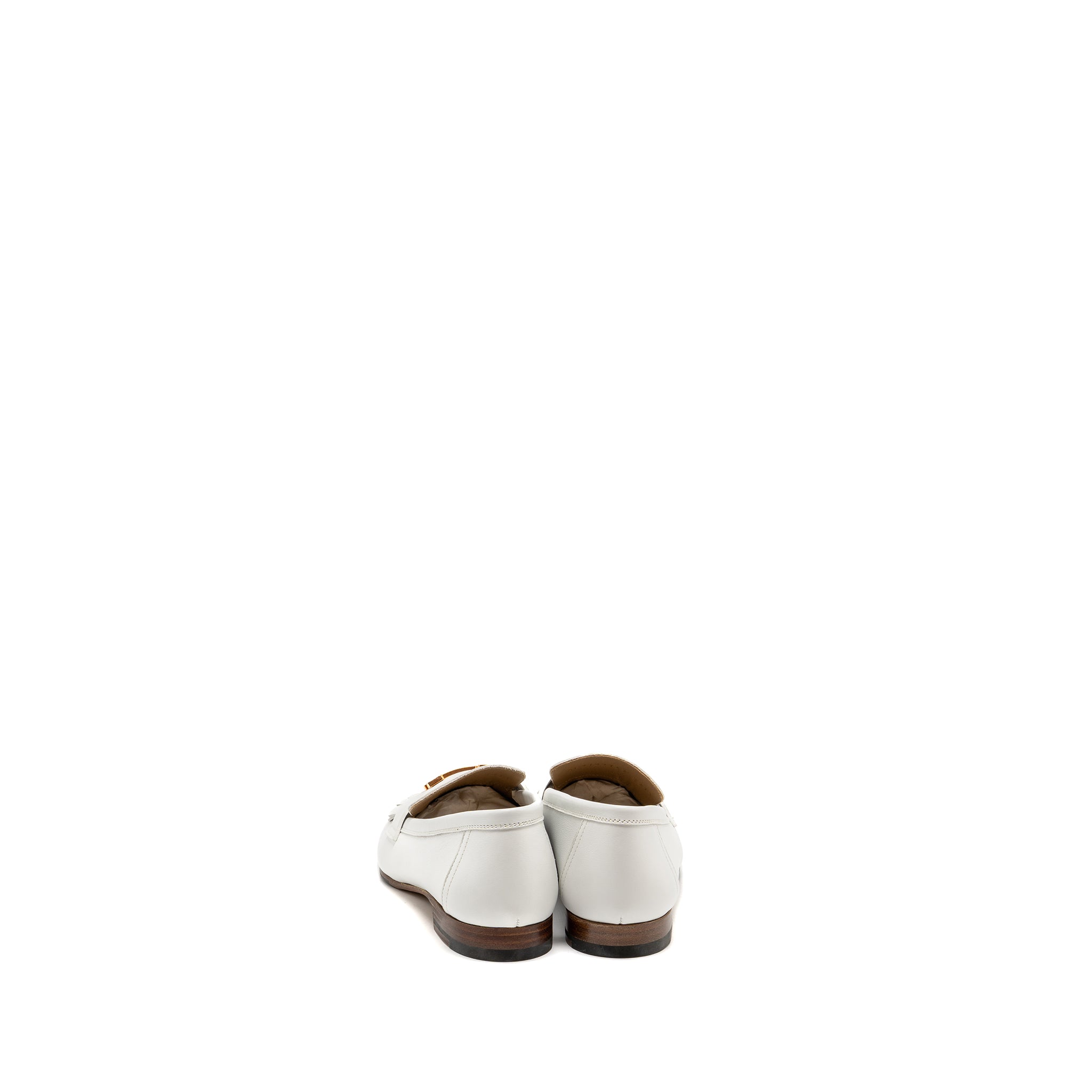 HERMES ROYAL LOAFER CALFSKIN WHITE RGHW