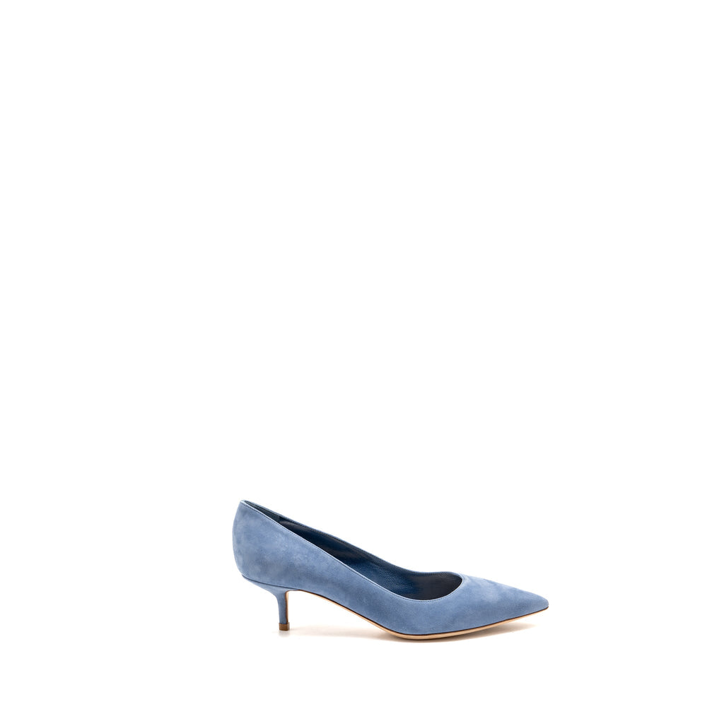 DIOR PUMPS SUEDE BLUE
