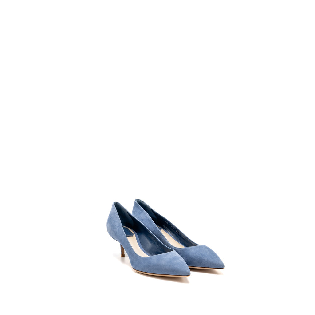 DIOR PUMPS SUEDE BLUE