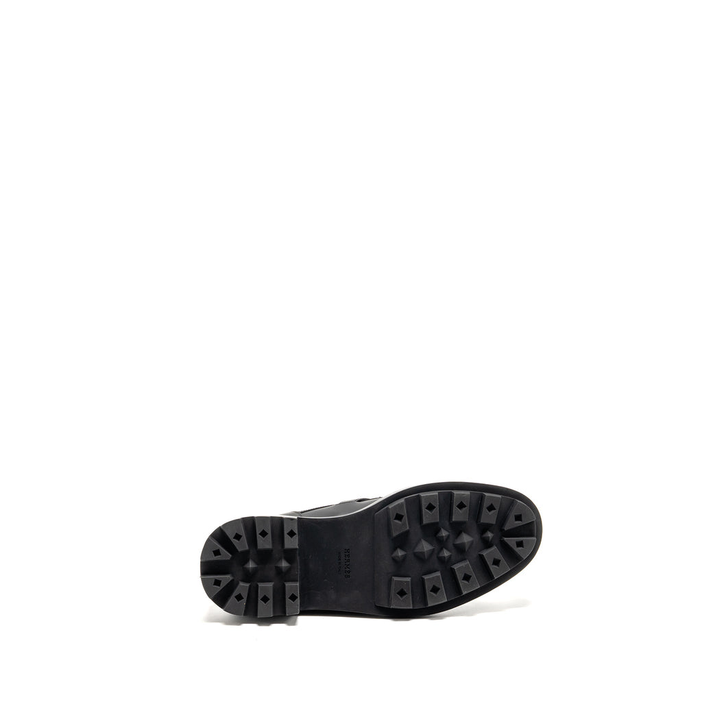 HERMES RICHELIEU DERBY FIRST LOAFER BLACK SHW