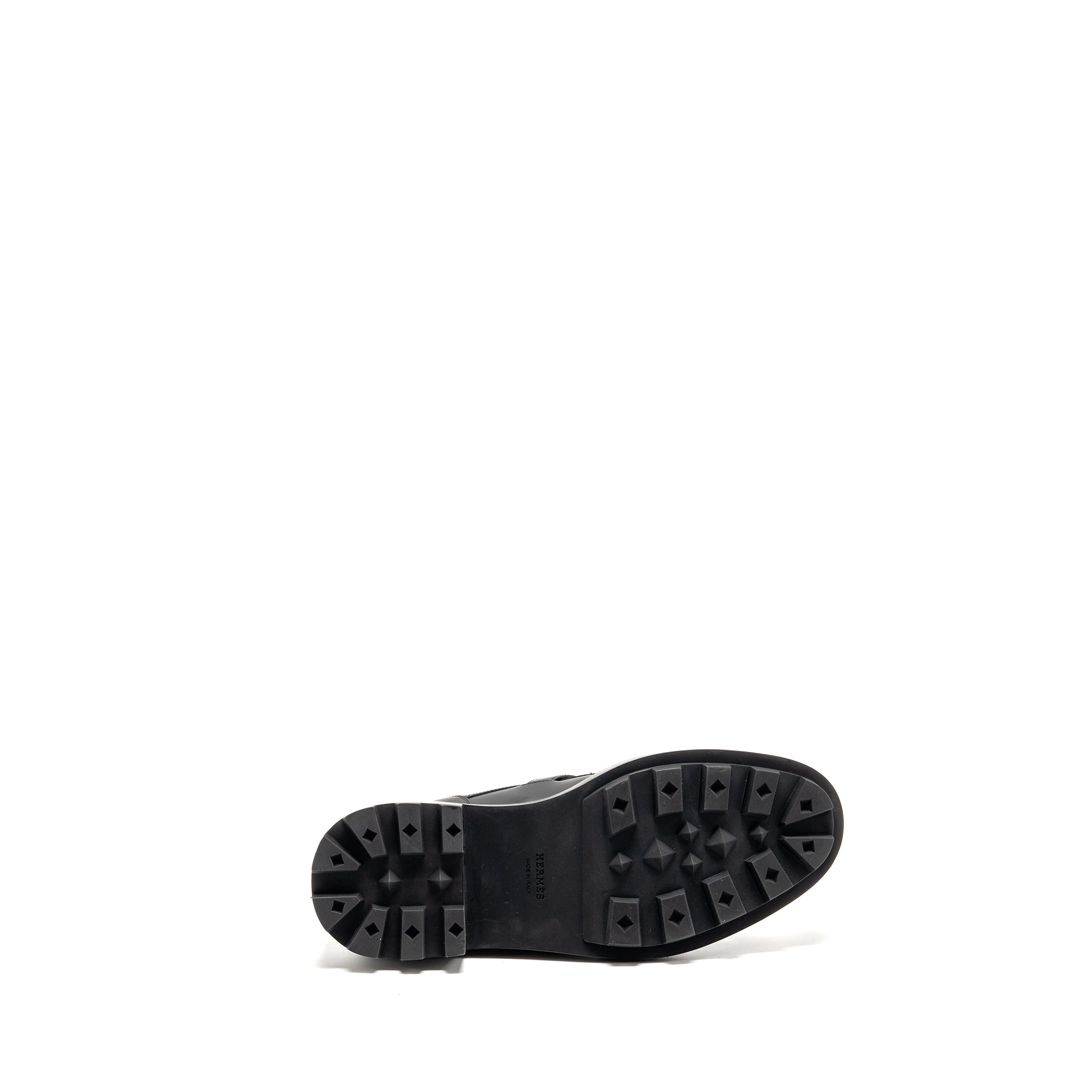 HERMES RICHELIEU DERBY FIRST LOAFER BLACK SHW