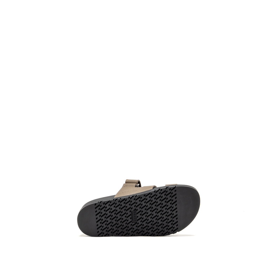 HERMES CHYPRE SANDAL EPSOM ETOUPE