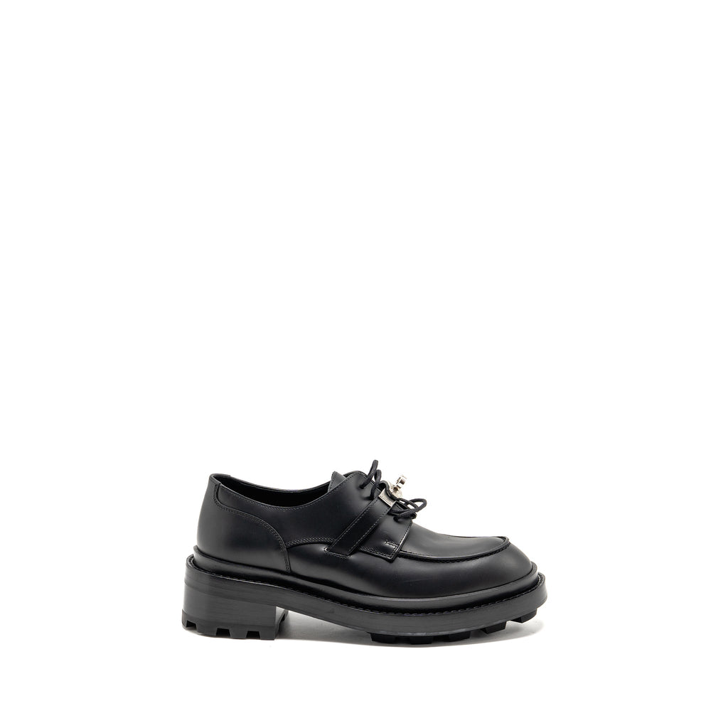 HERMES RICHELIEU DERBY FIRST LOAFER BLACK SHW