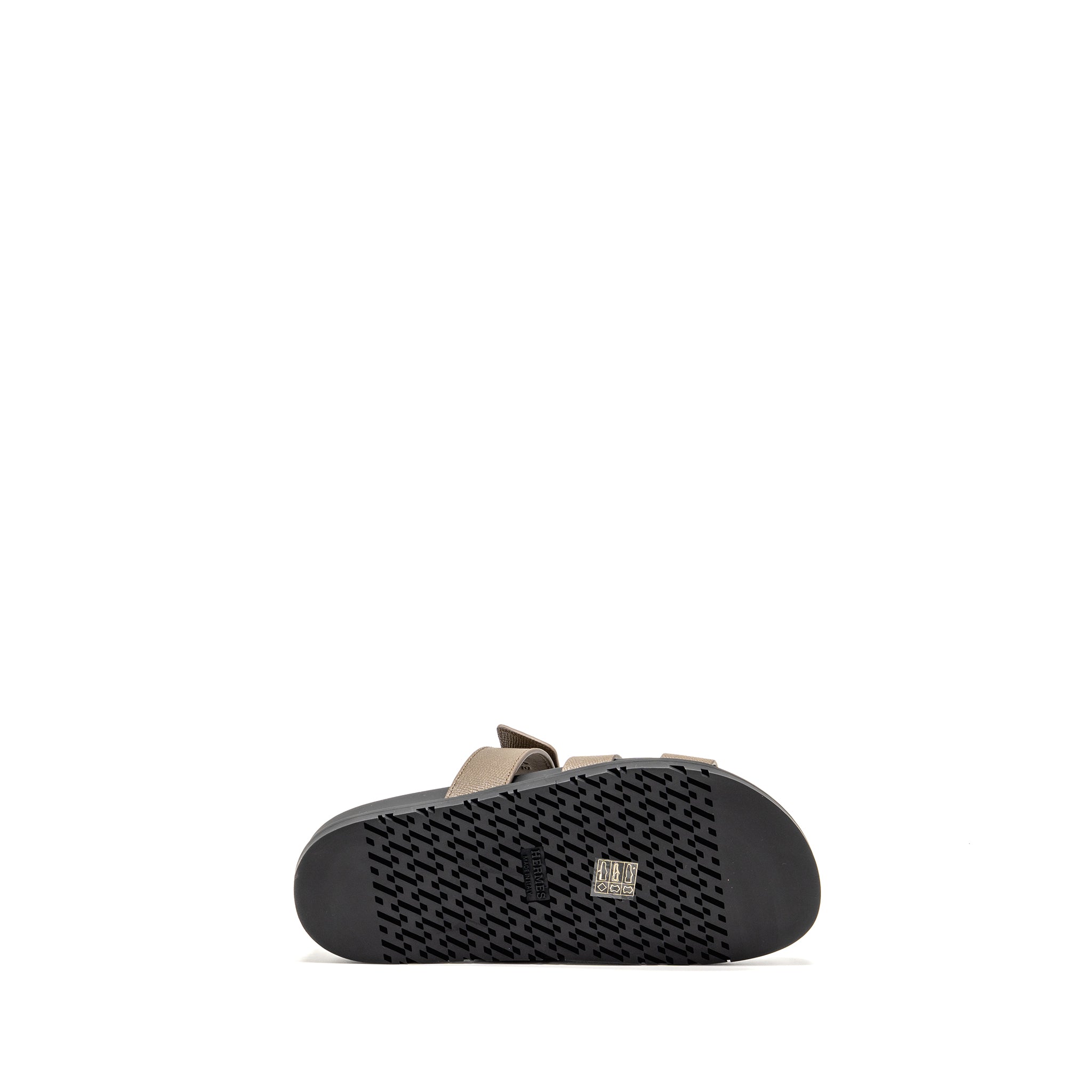 HERMES CHYPRE SANDAL EPSOM ETOUPE