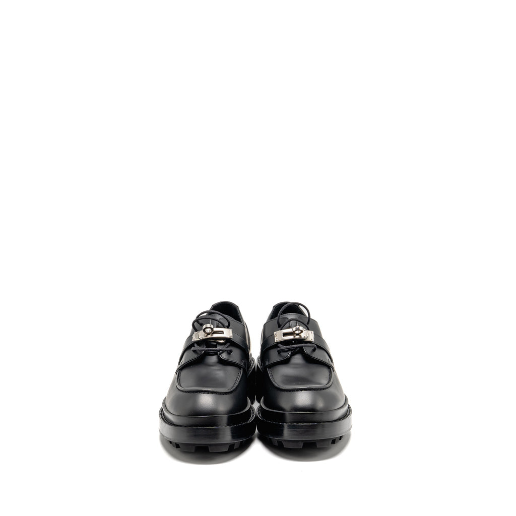 HERMES RICHELIEU DERBY FIRST LOAFER BLACK SHW