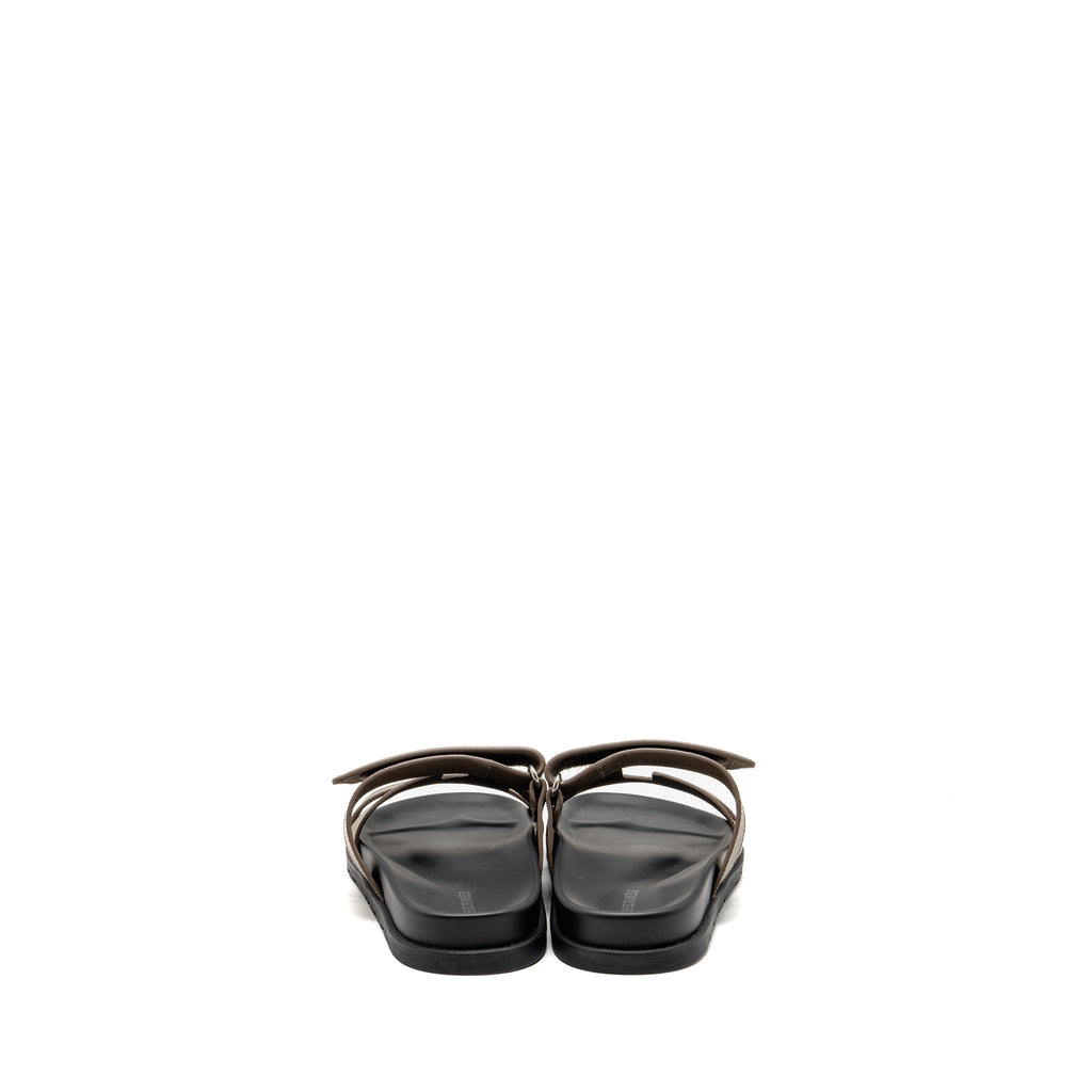 HERMES CHYPRE SANDAL EPSOM ETOUPE