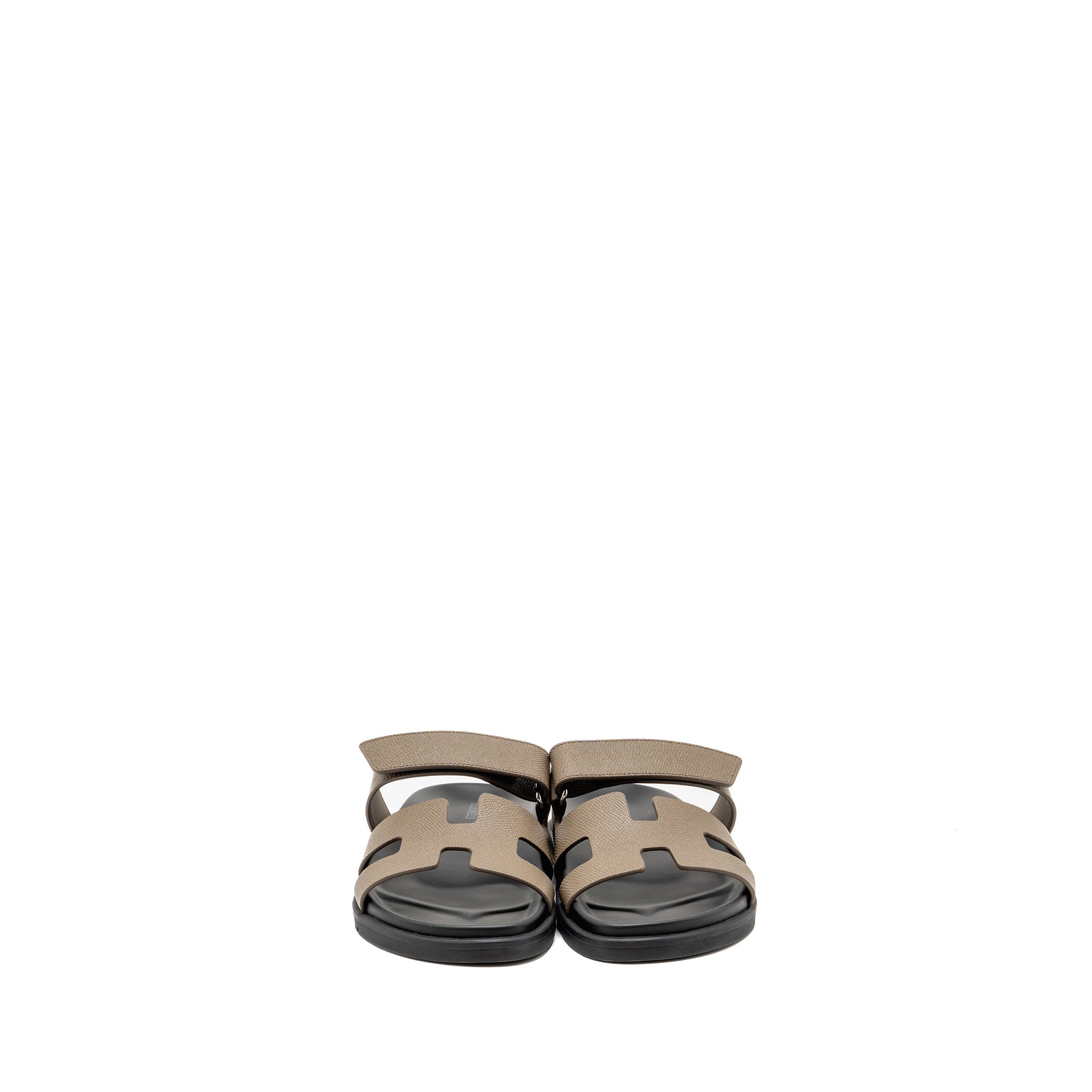 HERMES CHYPRE SANDAL EPSOM ETOUPE