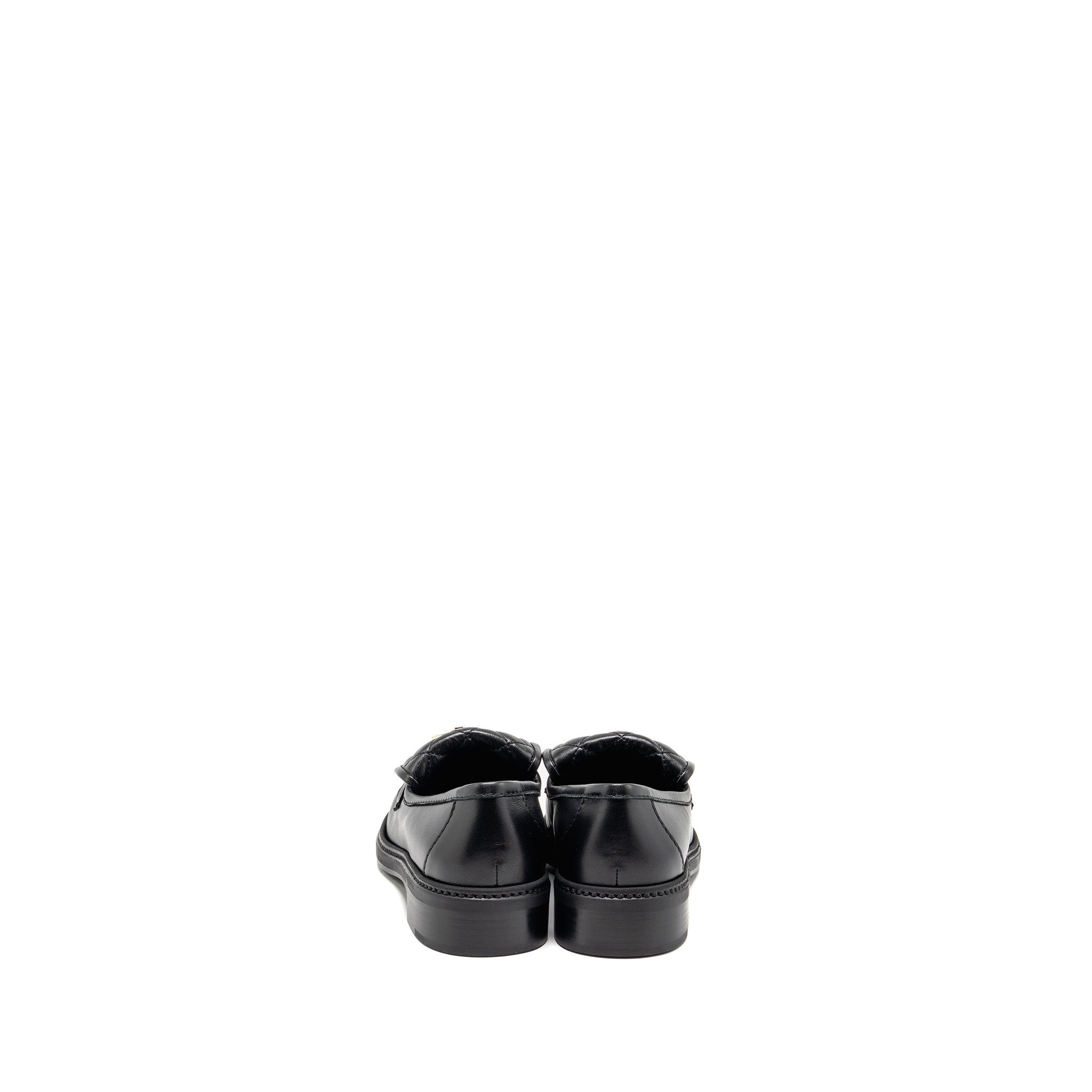 CHANEL TURNLOCK LOAFER LAMBSKIN BLACK LGHW