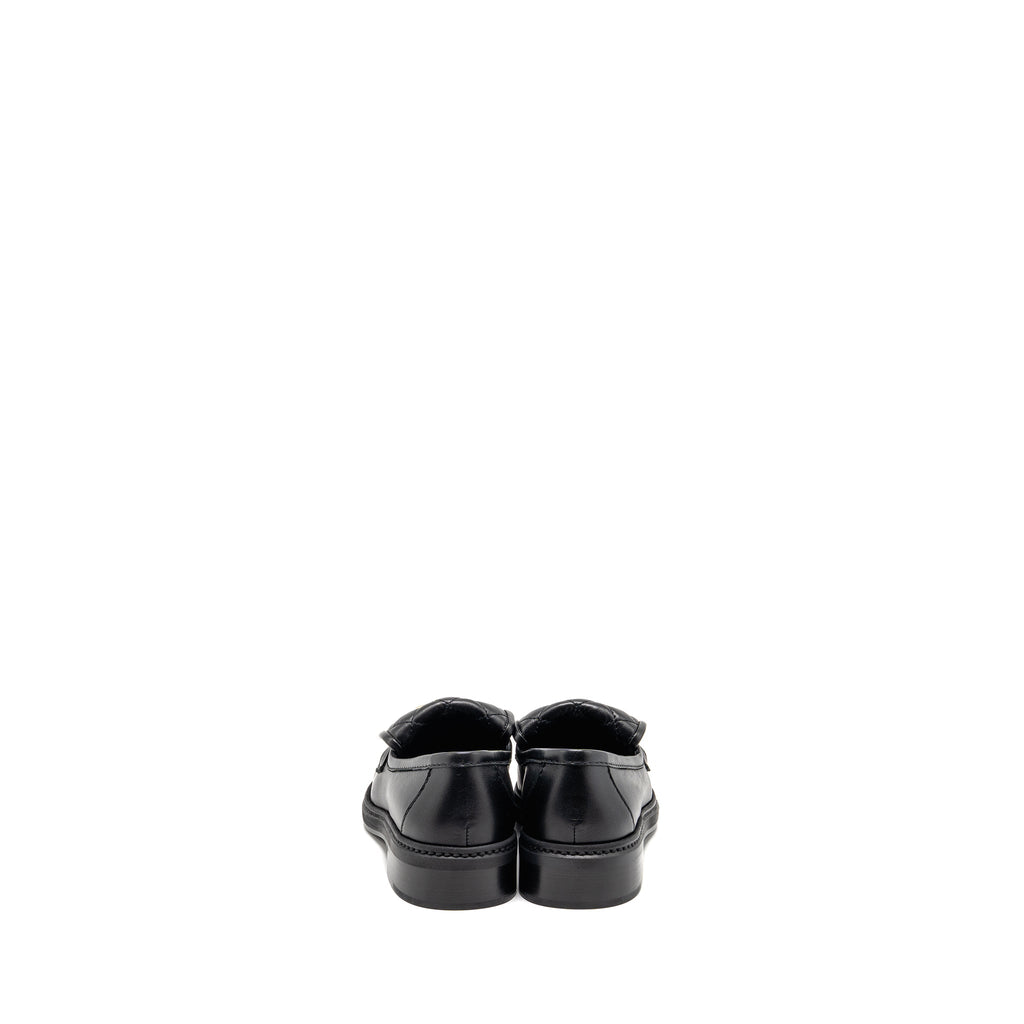 CHANEL TURNLOCK LOAFER LAMBSKIN BLACK LGHW