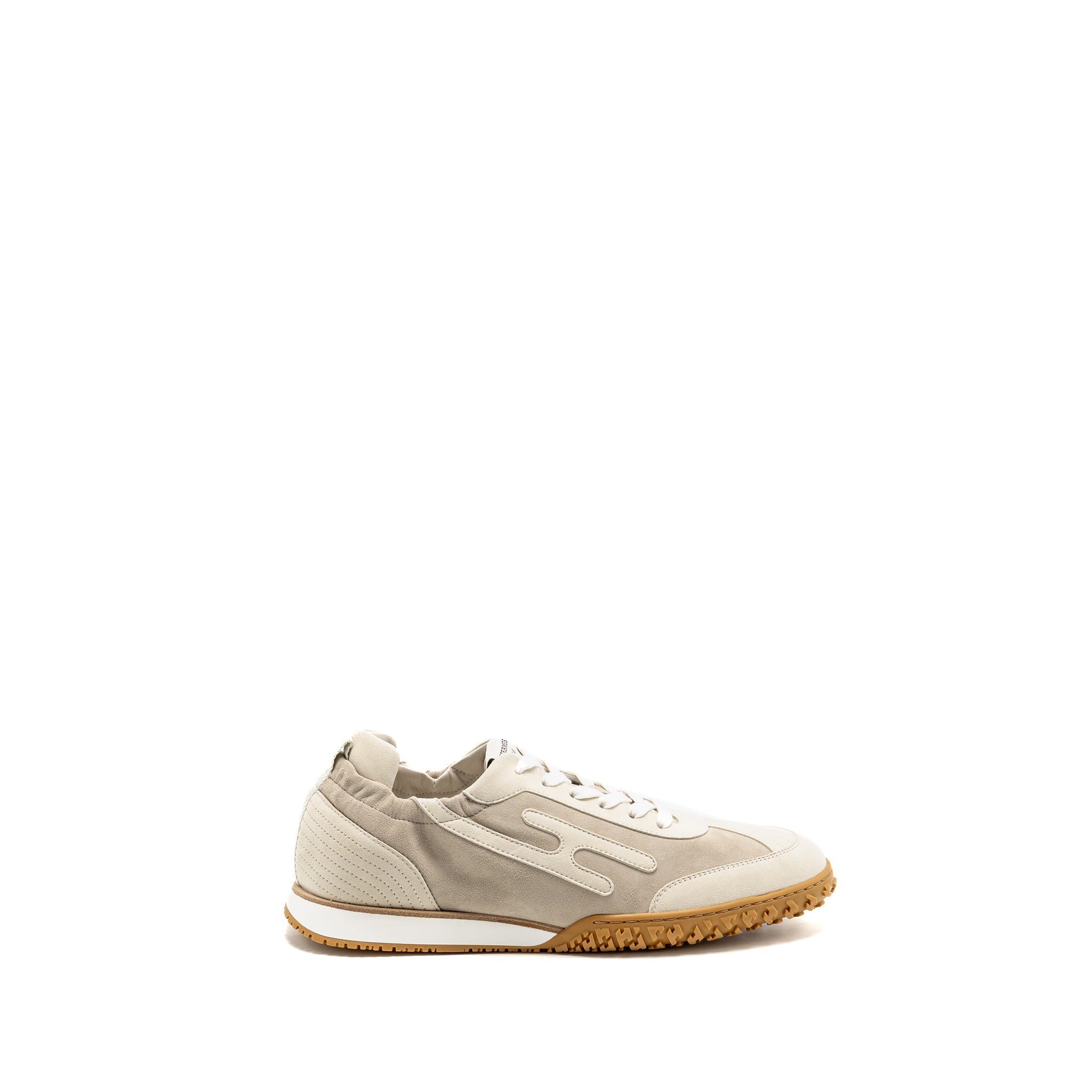 HERMES FEMME JET SNEAKER SUEDE GOATSKIN BEIGE ESQUISSE/GLAISE