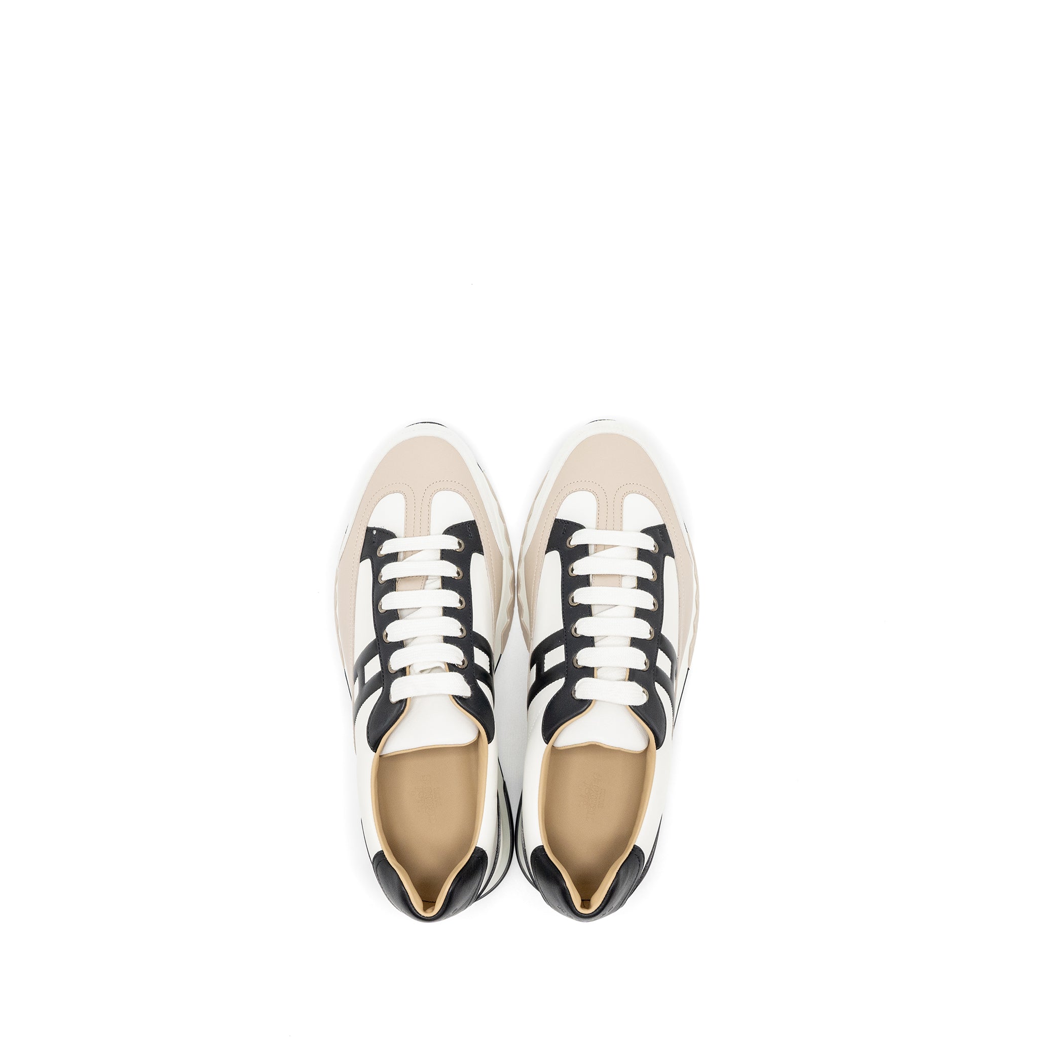HERMES HOMME TRAIL SNEAKER CALFSKIN MULTICOLOUR