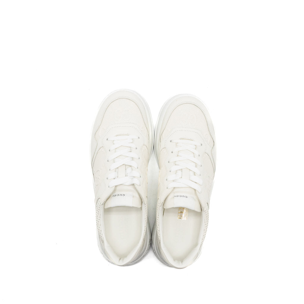 GUCCI GG TRAINER SUPREME CANVAS WHITE